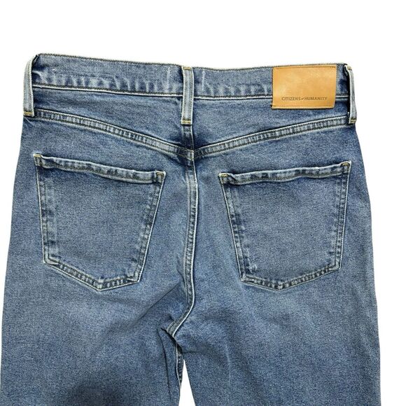 CITIZENS of HUMANITY Women's Size 26 Florence Jeans Wide Straight Leg Button Fly - Picture 3 of 9